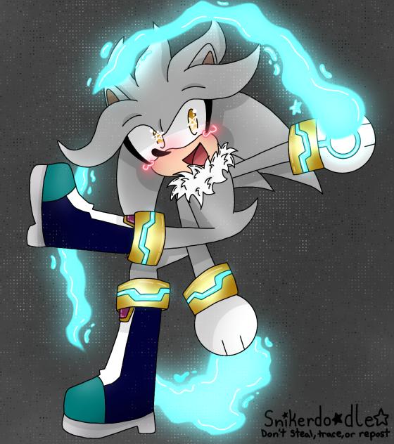 Silver the hedgehog fanart!!