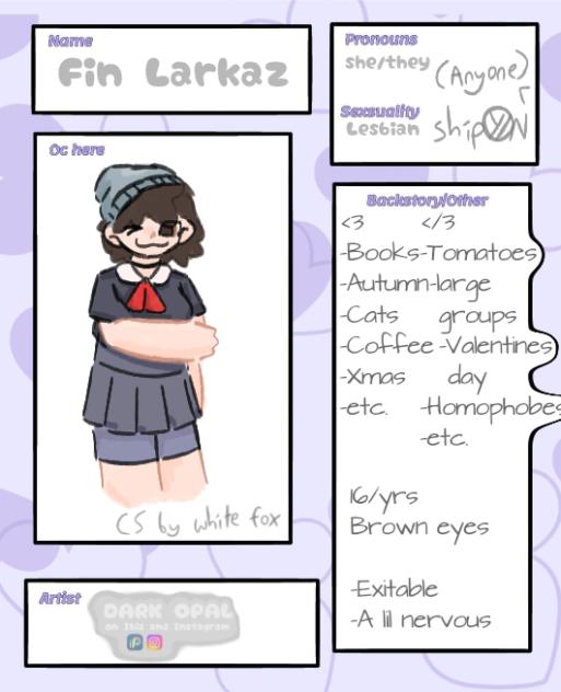 OC for a comic💜