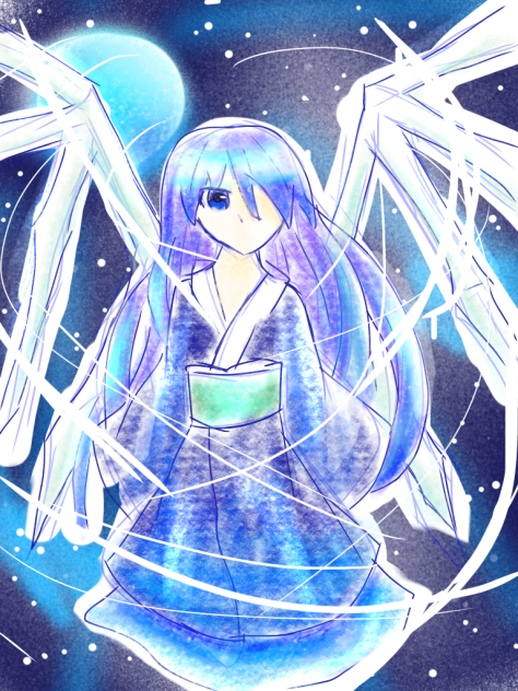 星空に舞う悪魔
