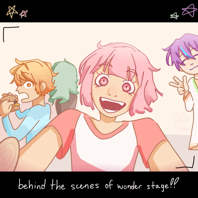 behind the stage of wxs!!