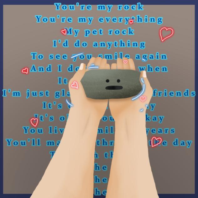 Dear pet rock❤️