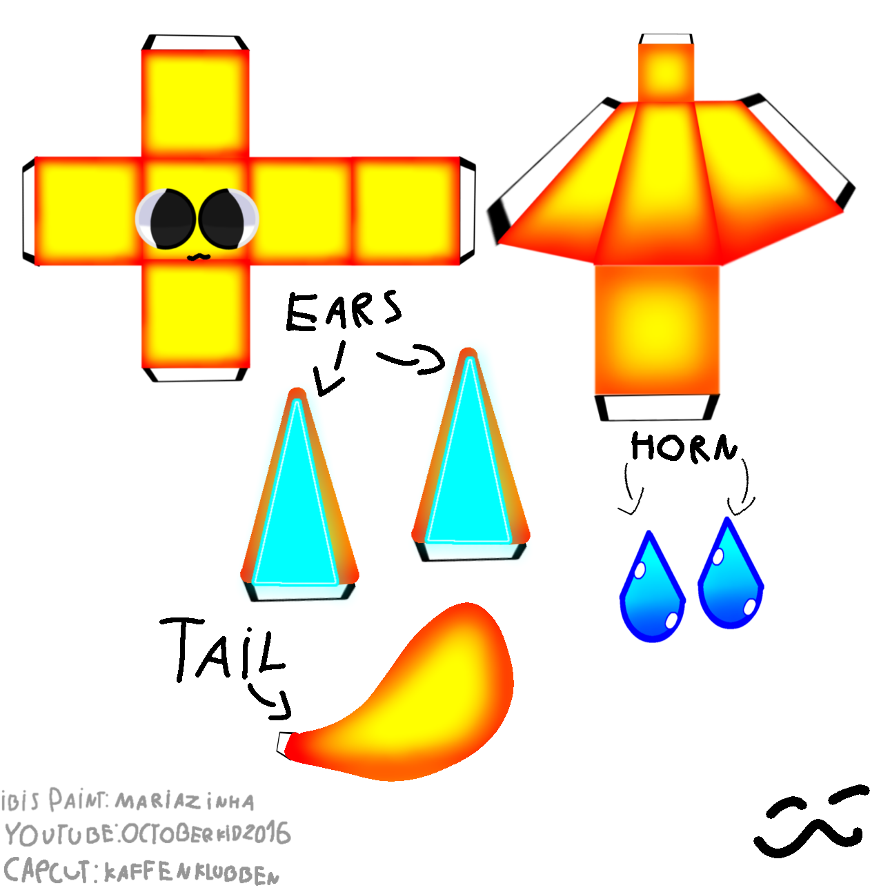 free paper craft! - ibisPaint