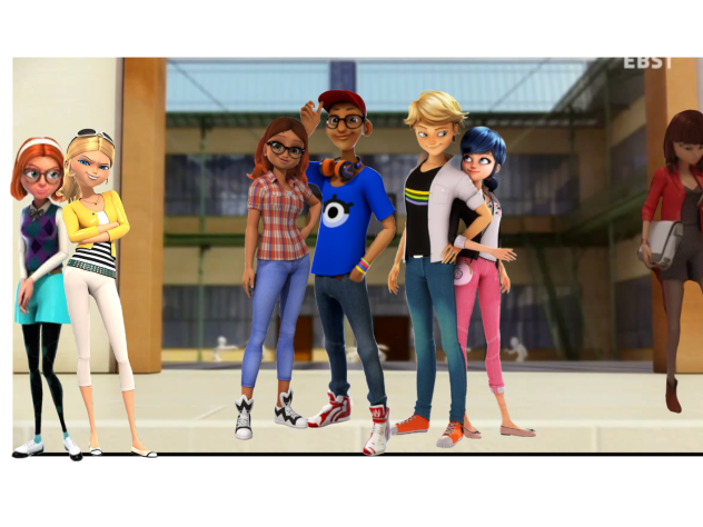 Miraculous ladybug school friends