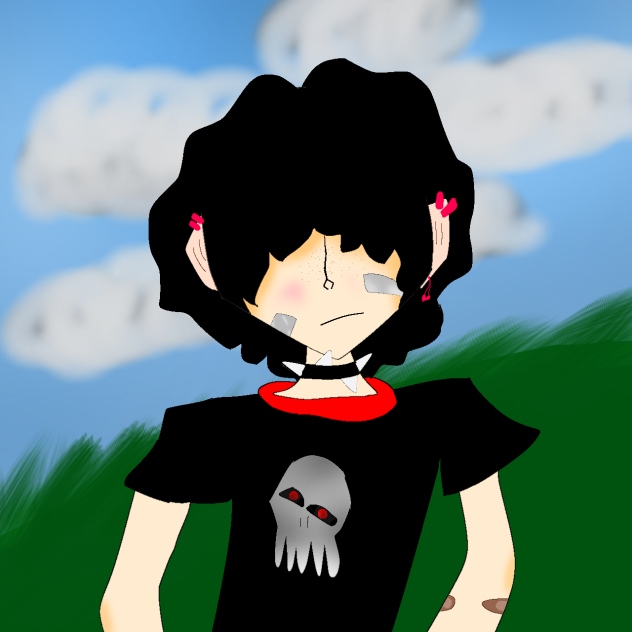 Lost lonely Emo boy - ibisPaint