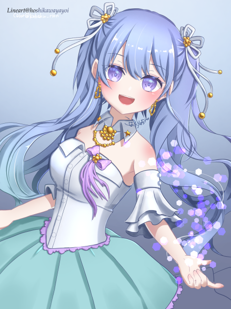 星川ヤヨイ様の線画を塗らせて頂きました！