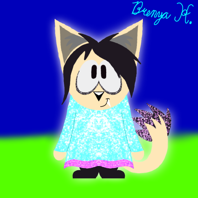 Firkle Wearing A Dress