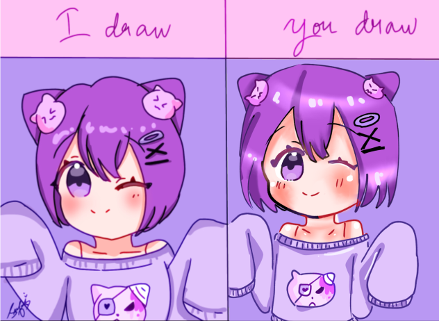 I draw You draw with Shaniba Noufal ! !