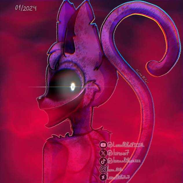 First time drawing Catnap✨💜😺👹