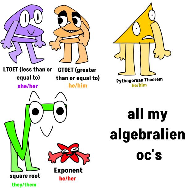 my algebralien oc's ♥️