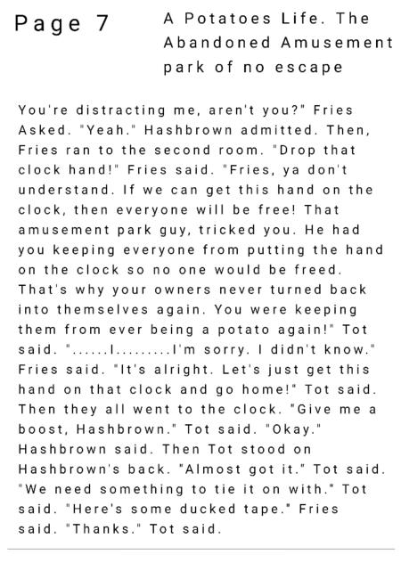 A Potatoes Life. Page 7.