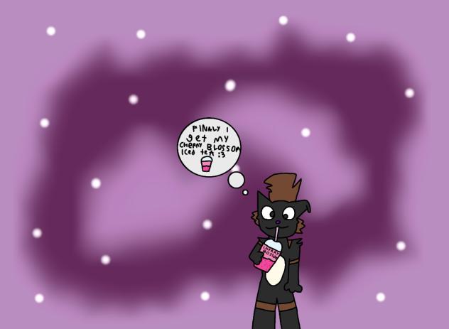 cherry blossom iced tea