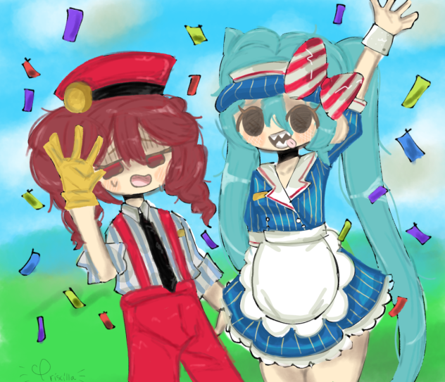 🩵Miku and teto ❤️