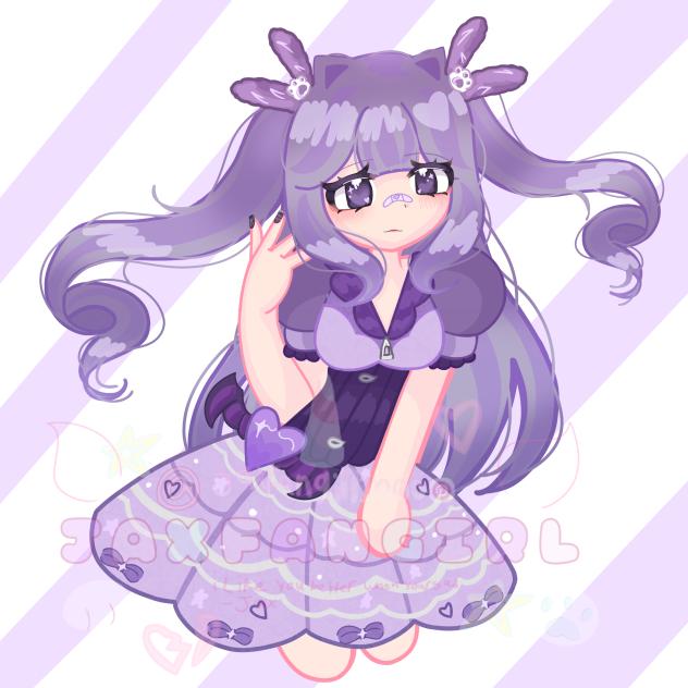 Gloomy girl 💜🌙☁️