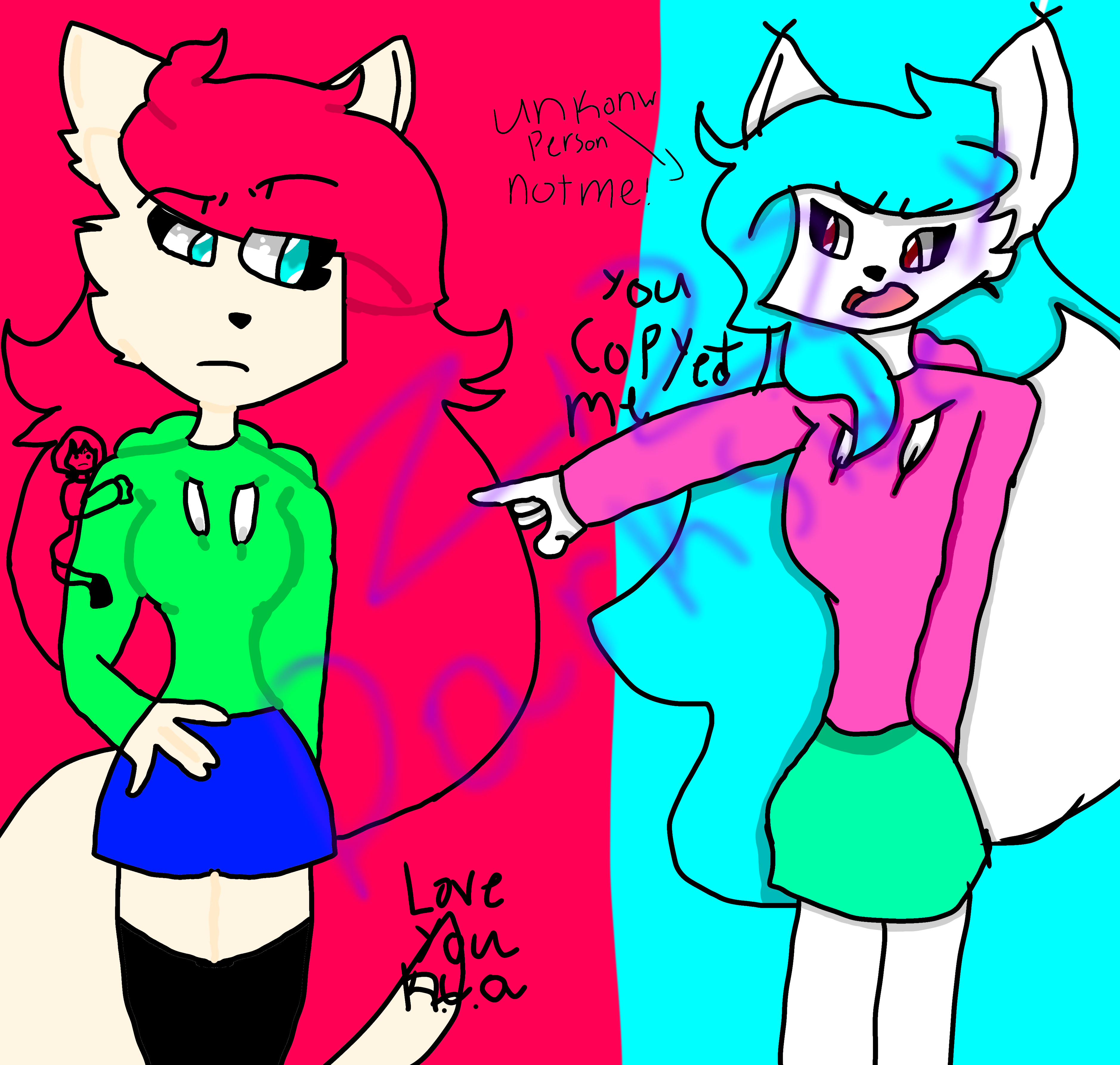 stop tracing kitty channel afnan - ibisPaint