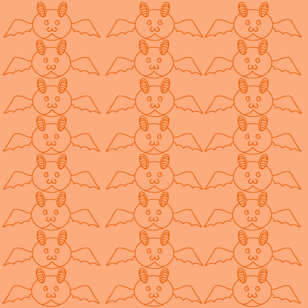 Pumpkin wall pattern (art fight)
