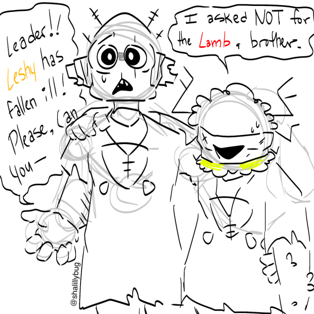 kallamar and leshy doodle