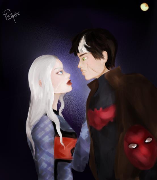 Rose Wilson and Jason Todd