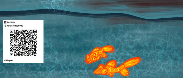 Water reflection brush