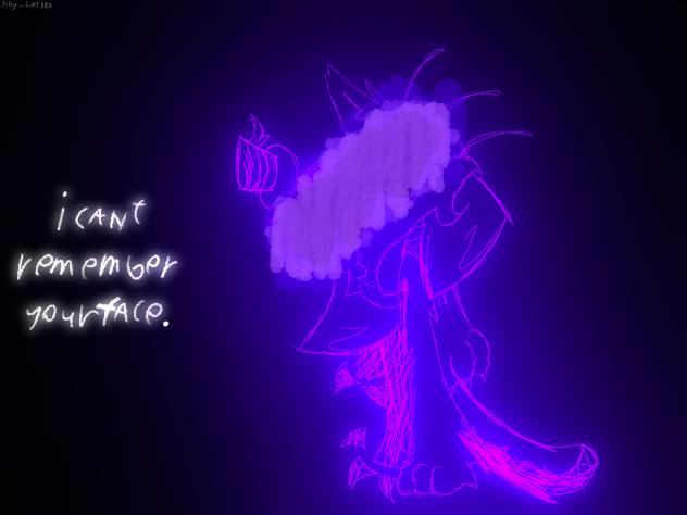 I can't remember your face.