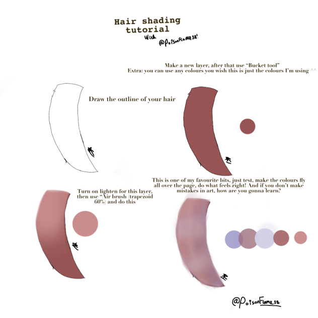 Hair shading tutorial wiv @PoisonFlame38