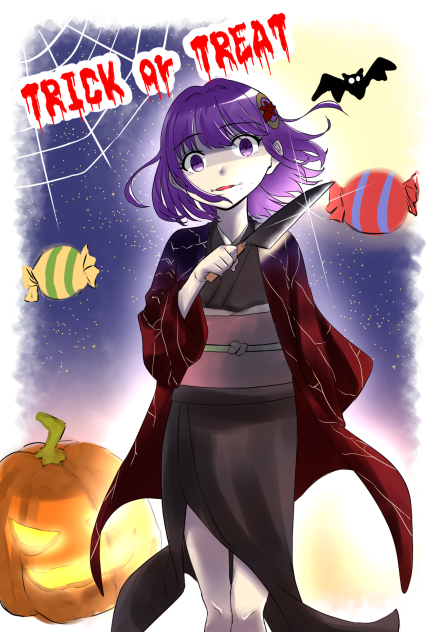 新人Vtuber「月夜野紫月」さんのハロウィンver