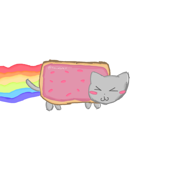 random Nyan cat drawing