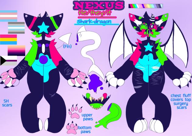 [NEW] Nexus ref sheet!!🦈🐲