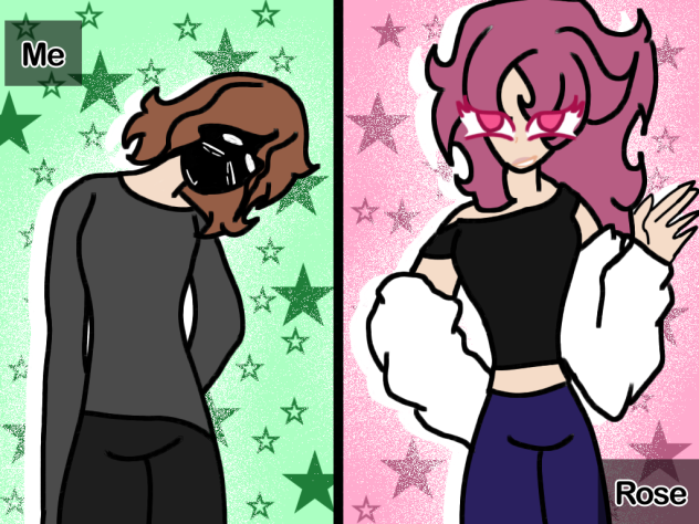 The differences in me and rose
