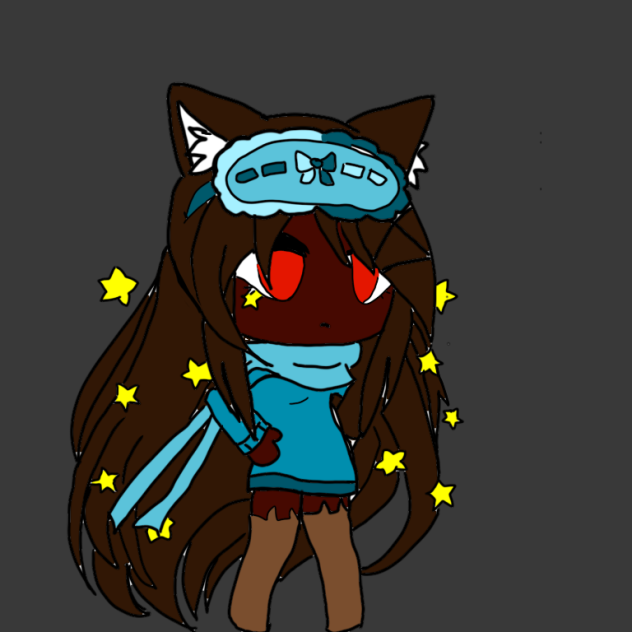 my oc as a crappy gacha character