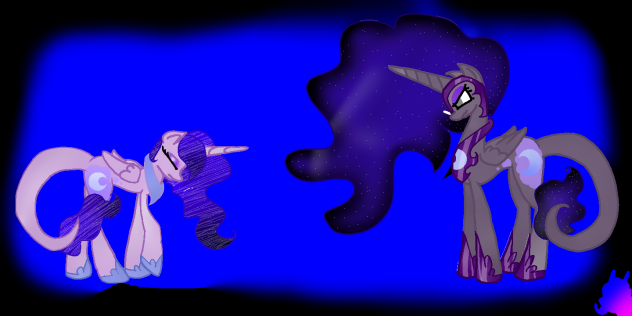moonlight and her evil side