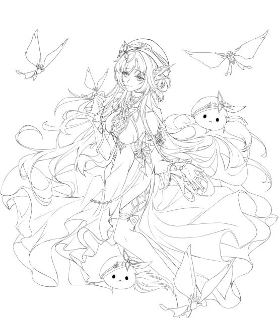 원신 니콜 - ibisPaint