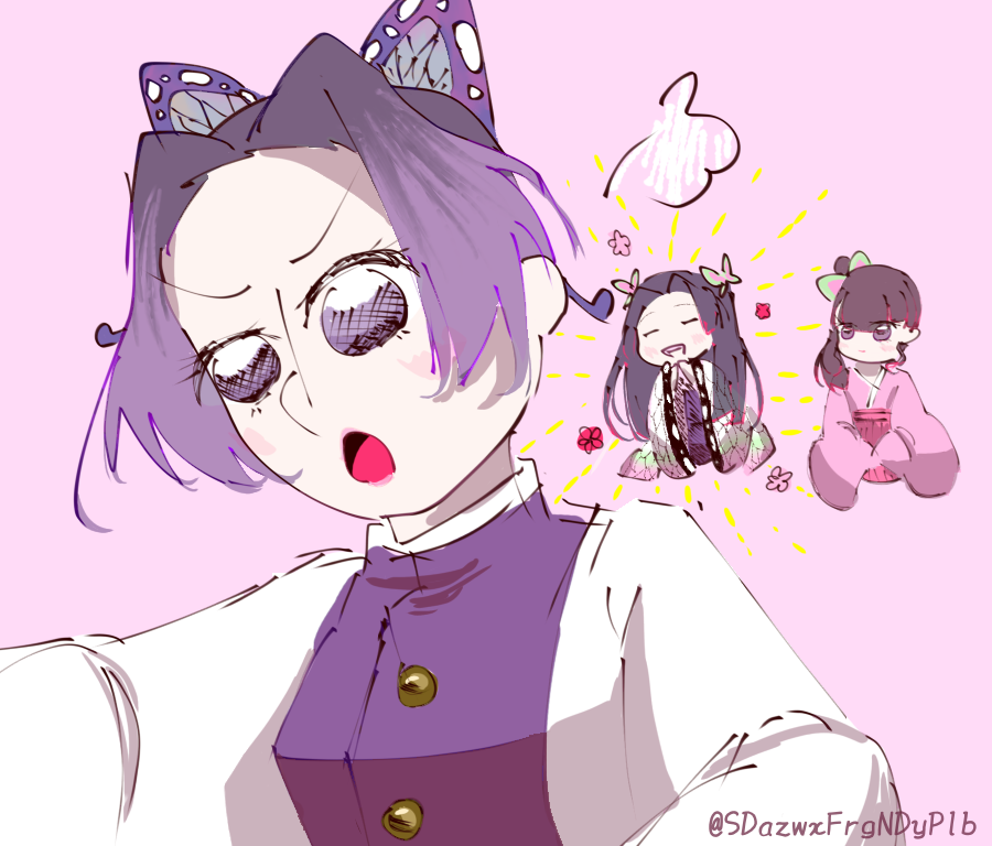 しのぶとカナエとカナヲ Ibispaint