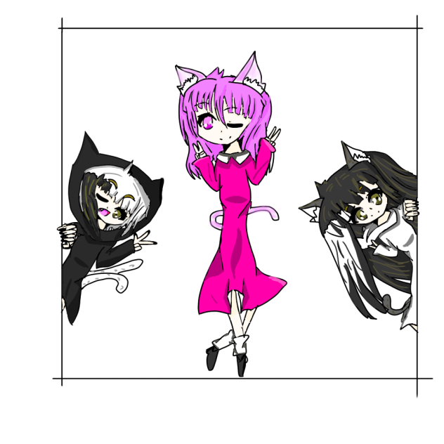 こんなキャラ達が出て来る漫画を描きたい...