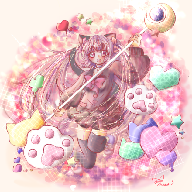 猫耳魔法少女。 - ibisPaint