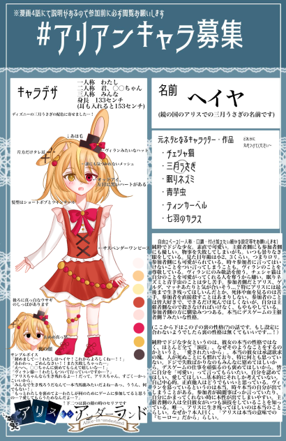 アリアンキャラ募集