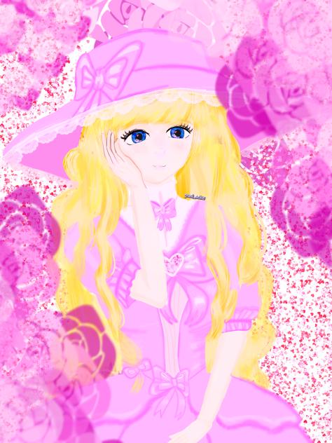 pink rose - ibisPaint
