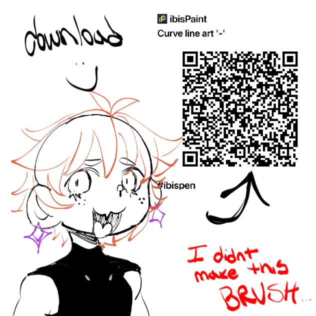 Line art brush or sketch not mines