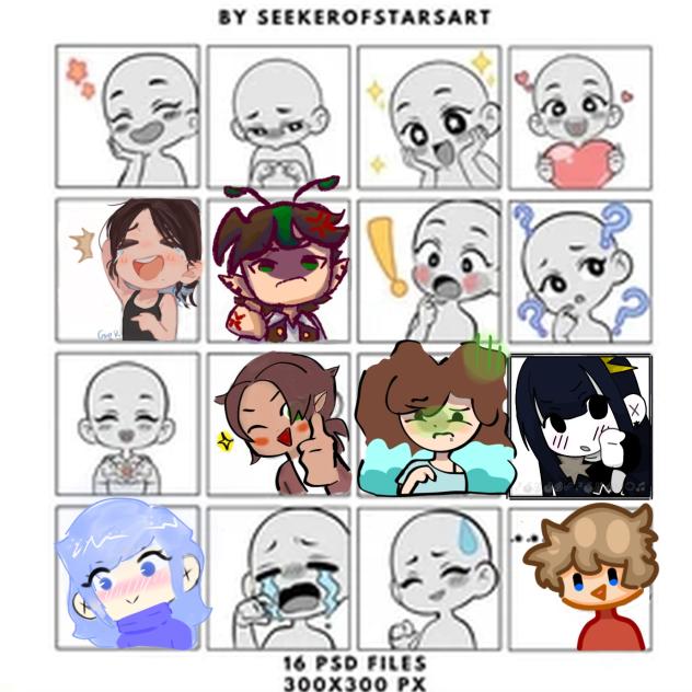 faces collab three - ibisPaint