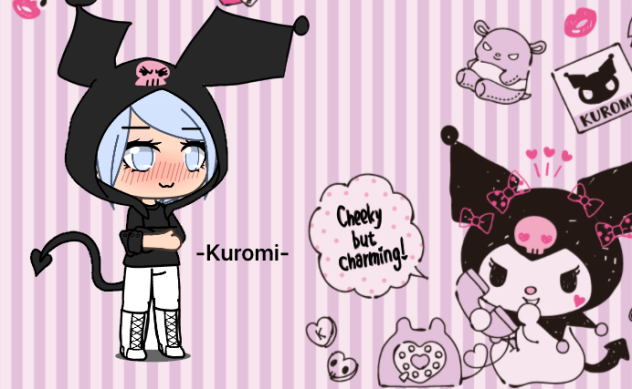 Gacha me dressed up as Kuromi!