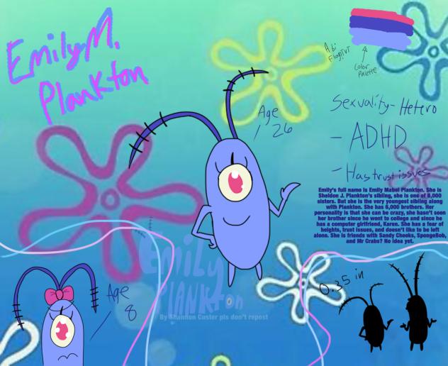 Emily M. Plankton SpongeBob oc