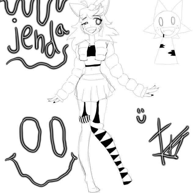 🤍Jenda❤️ lineart