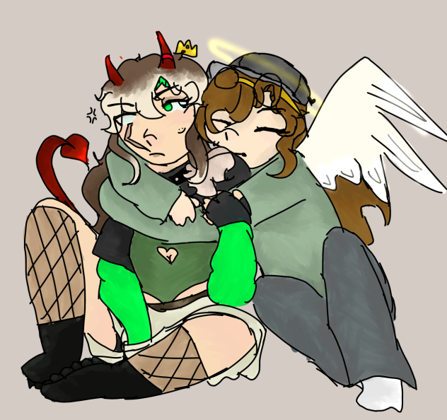 Silly little oc drawing