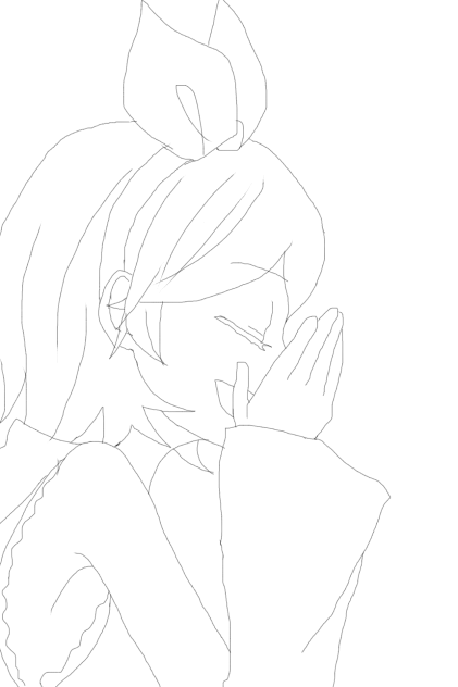 線画＊リンちゃん