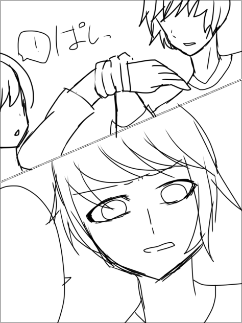 セリフだけでこのシーンを台無しにしてください。