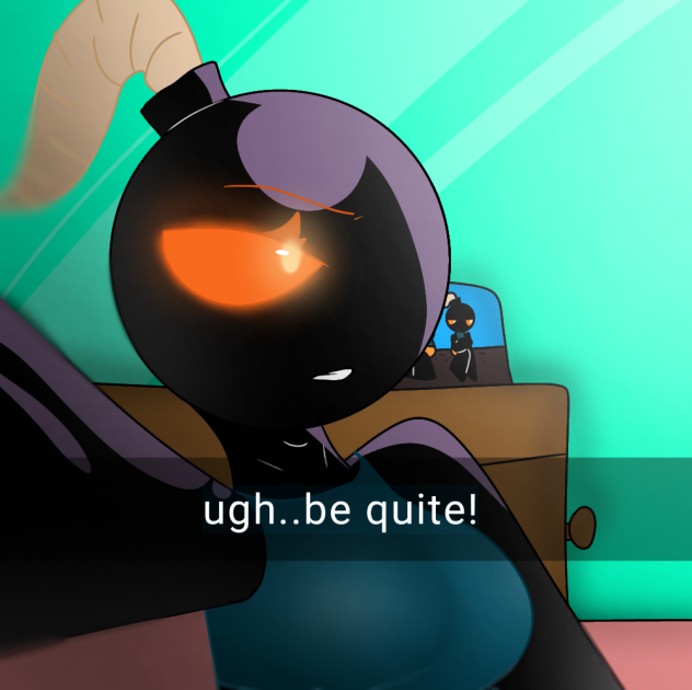 I can here Whitty from my room!