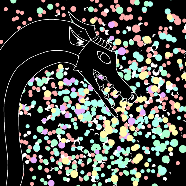glitter dragon