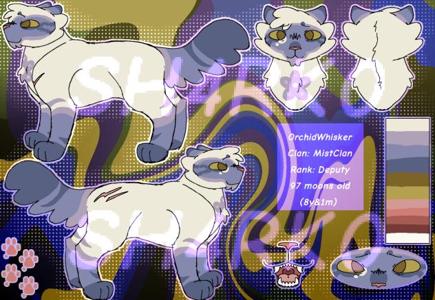 OrchidWhisker Ref sheet for comic #16