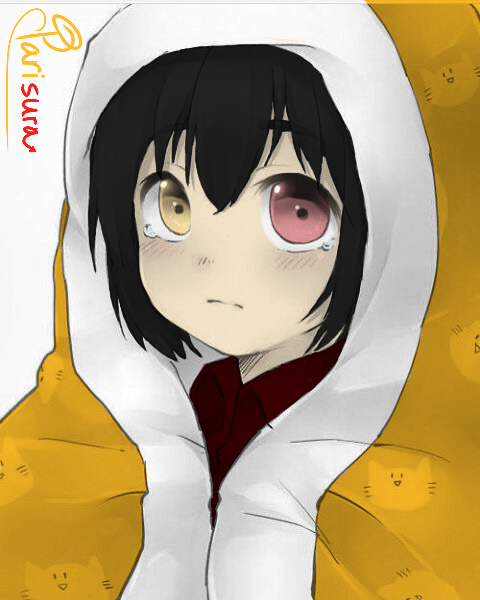 Hiding in the blanket