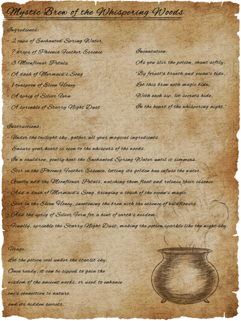 Witch Recipes 1