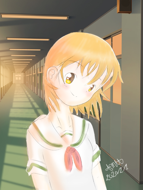 in the school - ibisPaint